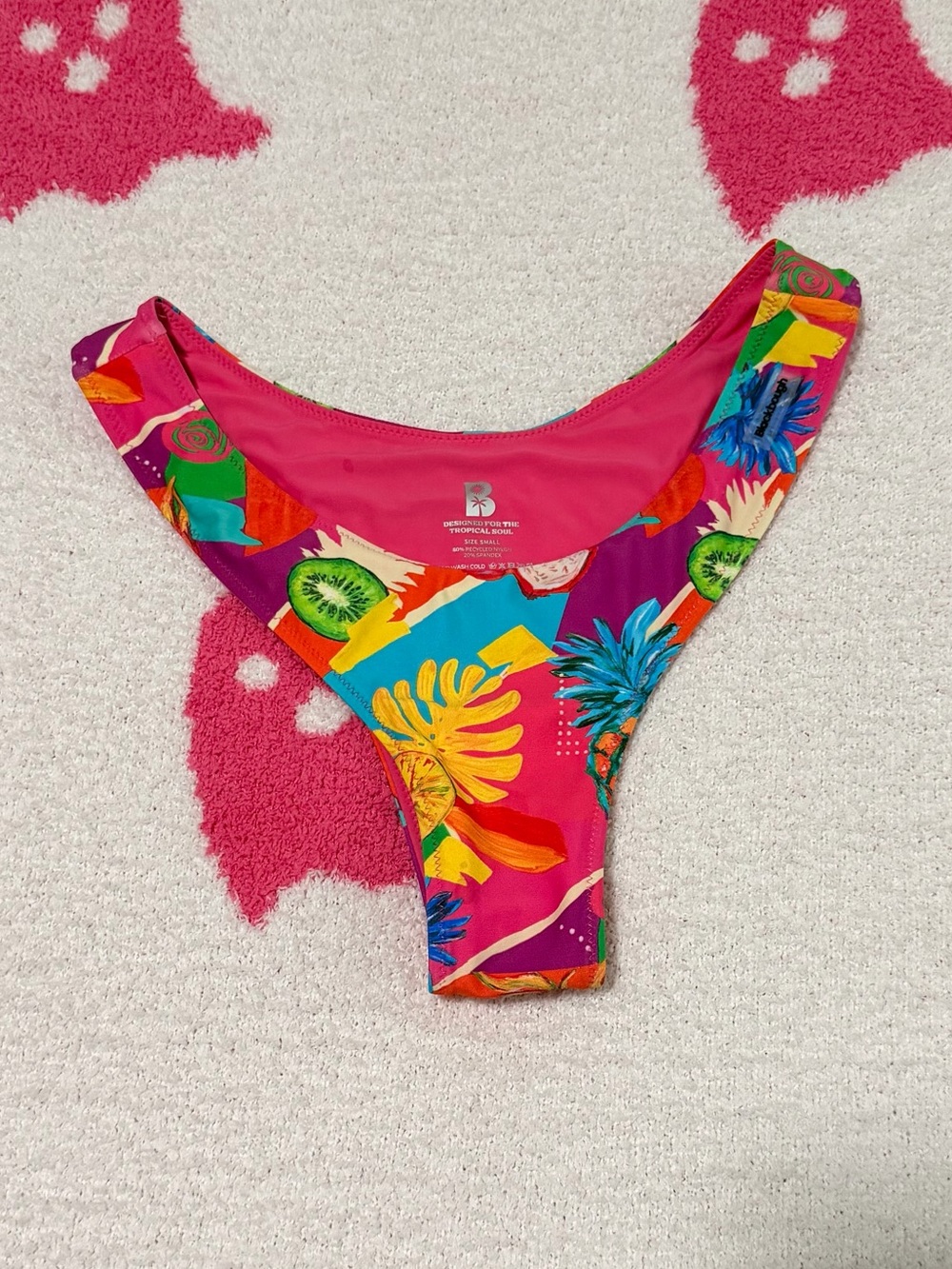 New Women’s Bananamoon Bright Tropical Bikini Bottoms - Size S